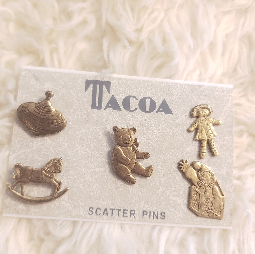Vintage Toca Nursery Theme Scatter Pins